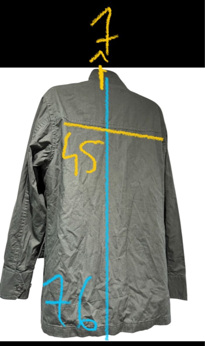 Veste style militaire, homme kaki, taille S  Marc  Ecko - photo numéro 4