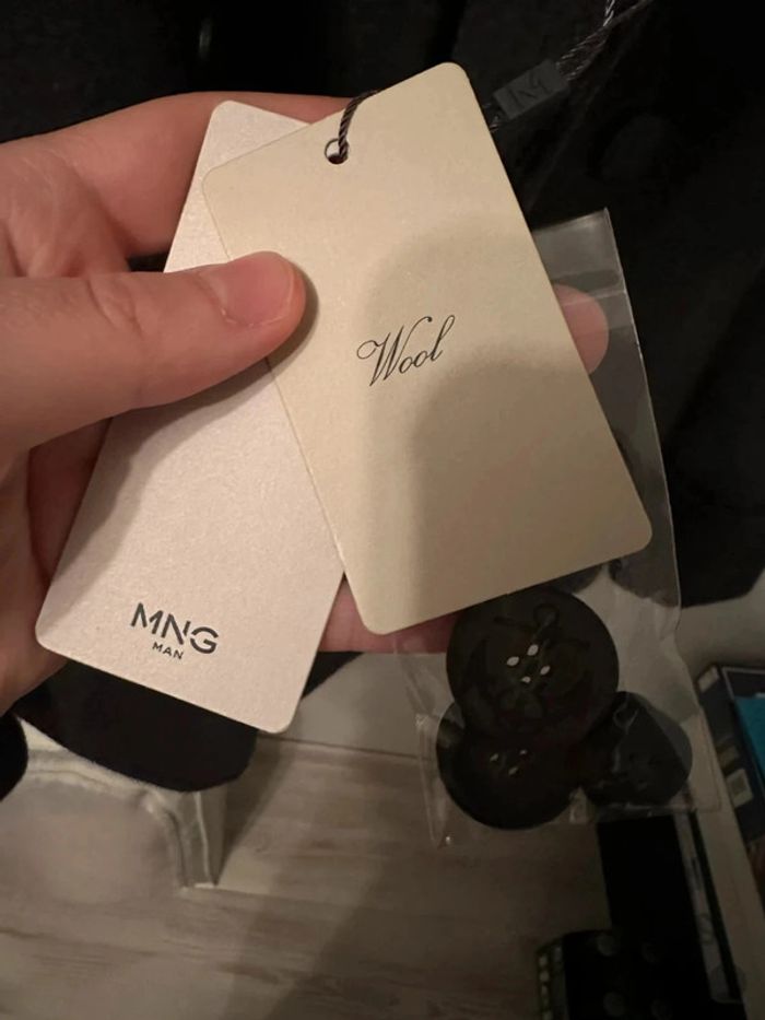 Manteau Cabans gris Mango Man pour homme taille S - neuf avec étiquette - photo numéro 10