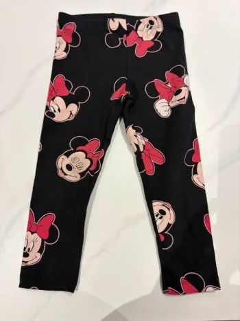 Legging noir/fuchsia Minnie Disney Baby 30-36 mois > 98 cm