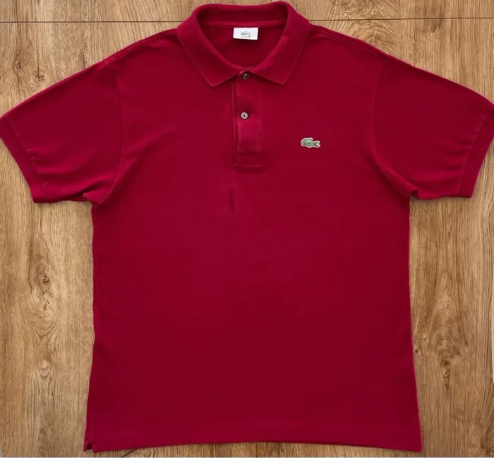 Polo/chemise/T.shirt bordeaux Lacoste pour homme, taille 4 (M) - photo numéro 2
