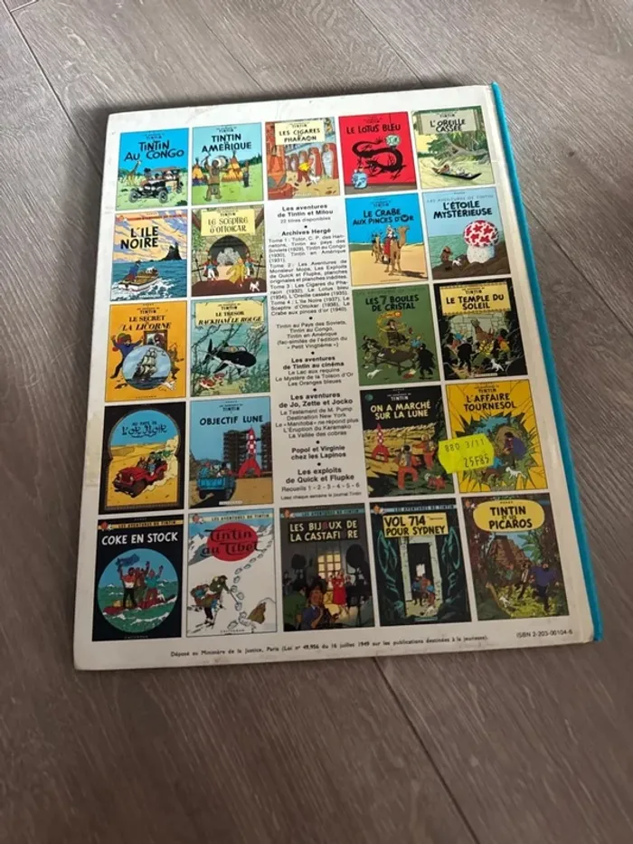 Bd Tintin le lotus bleu - photo numéro 2