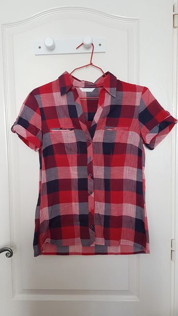 Chemise à carreaux Camaieu T36