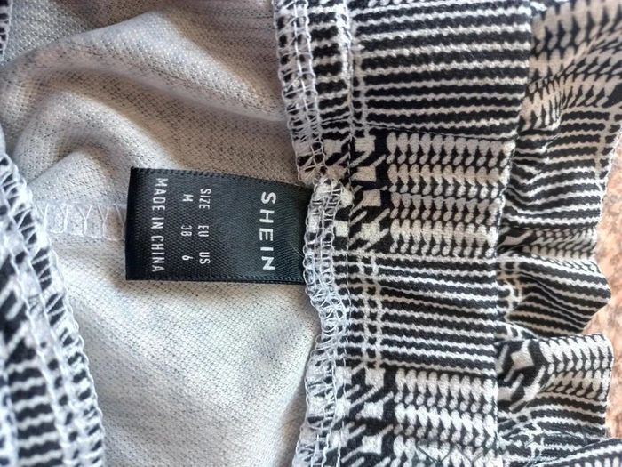 Pantalon taille haute à carreaux - photo numéro 2