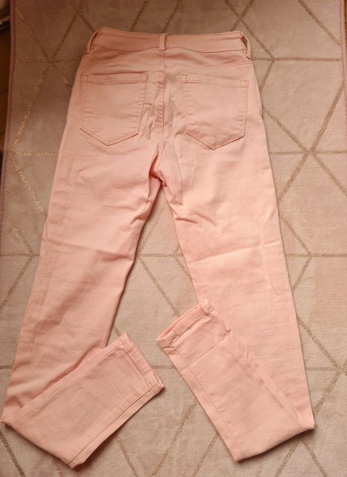 Pantalon rose poudré femme Taille 34 - photo numéro 2