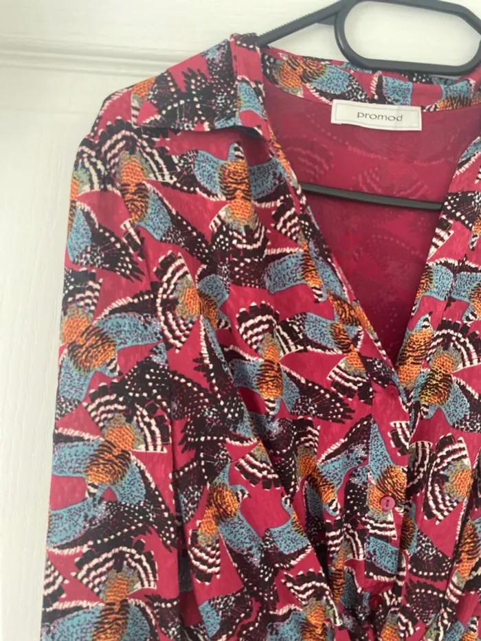 Robe détail oiseaux - photo numéro 2