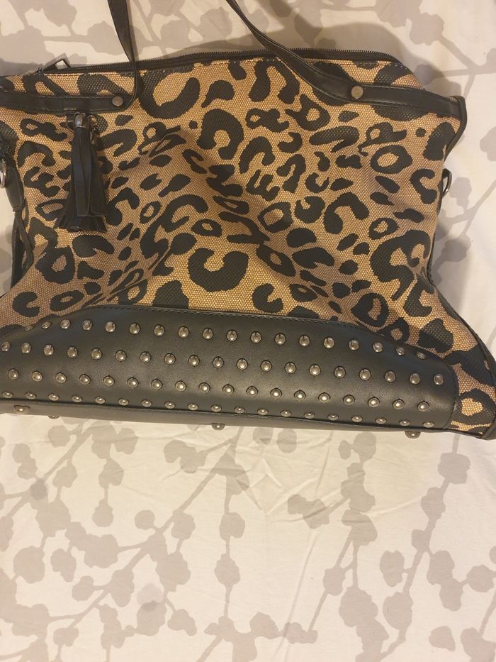 Grand sac imprimé léopard - photo numéro 3