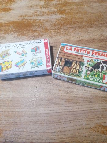 Vieux loto et domino