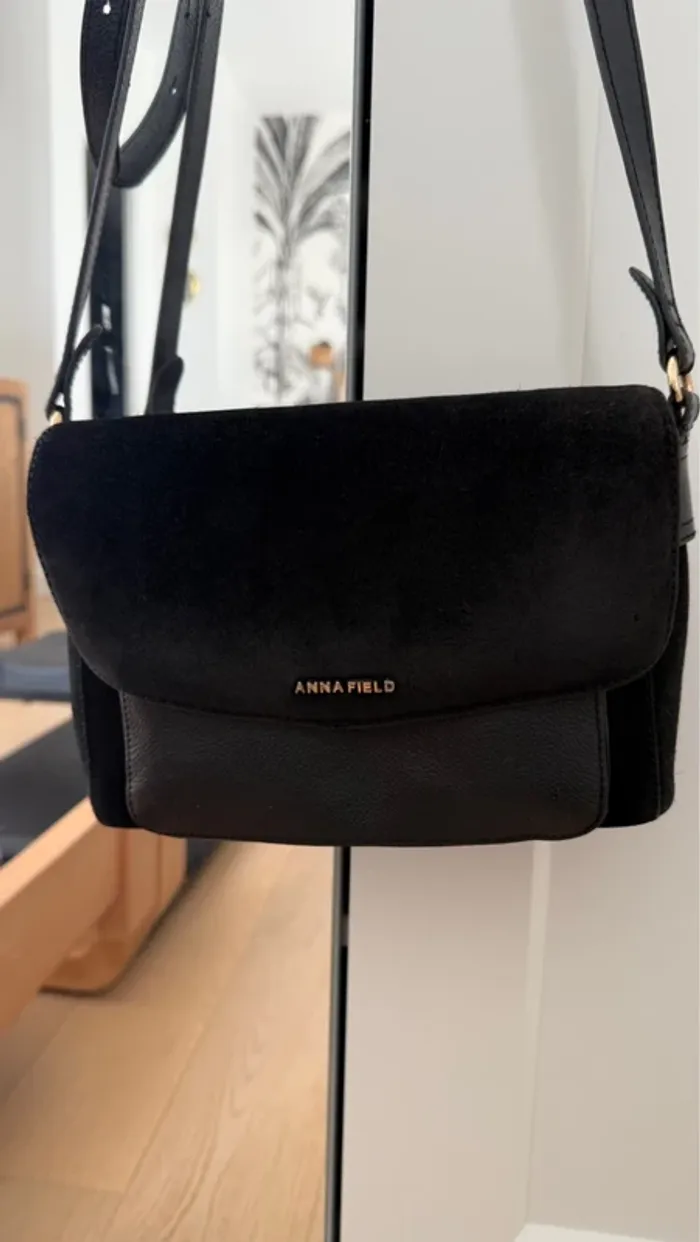Sac cuir noir
