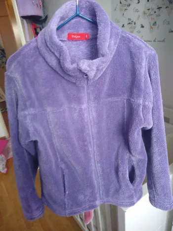 Gilet zippé fille