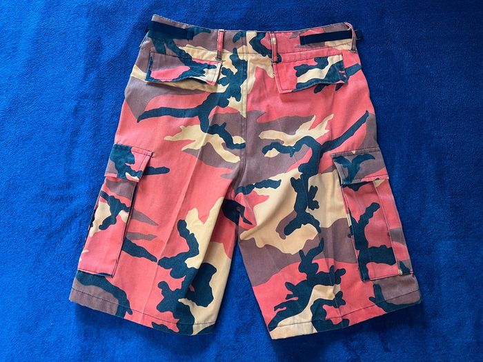 short camo militaire orange jaune bdu maennein taille xs neuf avec default - photo numéro 2