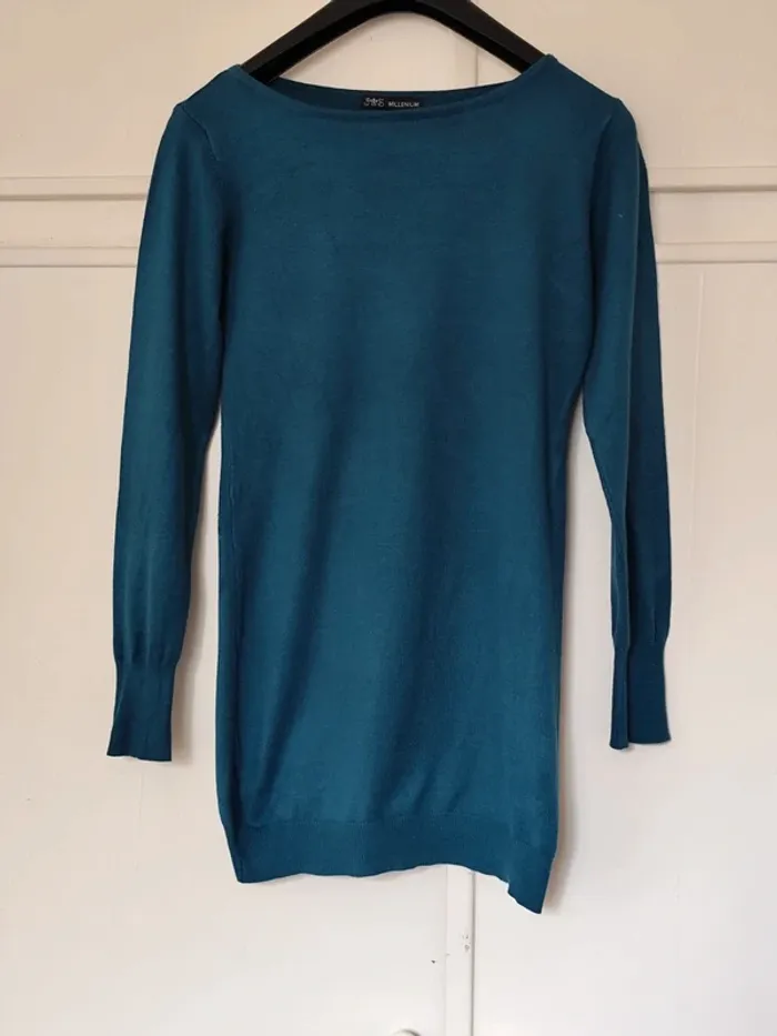 Robe bleu canard 🦆 taille unique J&S millenium - photo numéro 2