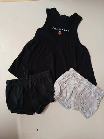 Robe été + bloomer 6 mois