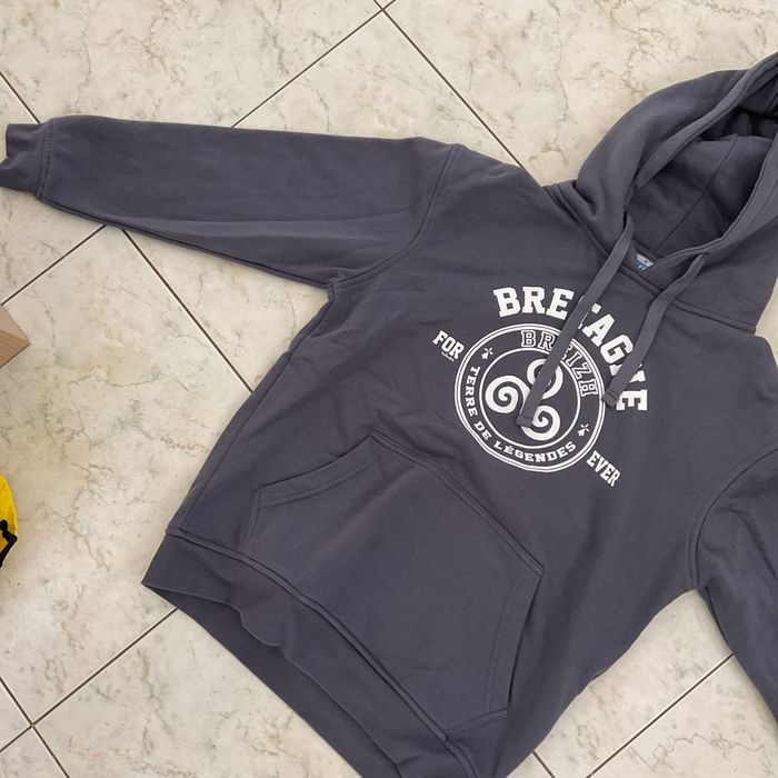 Sweat-shirt gris Bretagne taille S - photo numéro 3