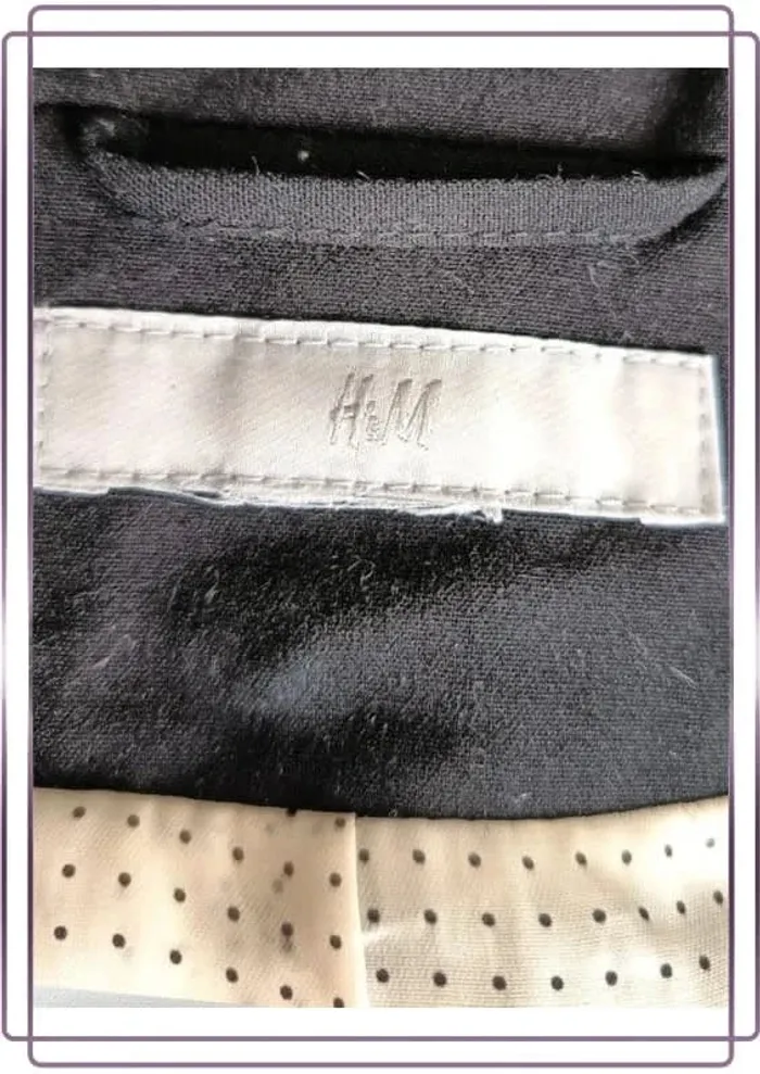 .veste blazer H&M cintrée noir taille S - photo numéro 9