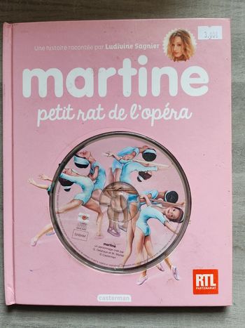 Livre CD Martine petit rat de l'opéra