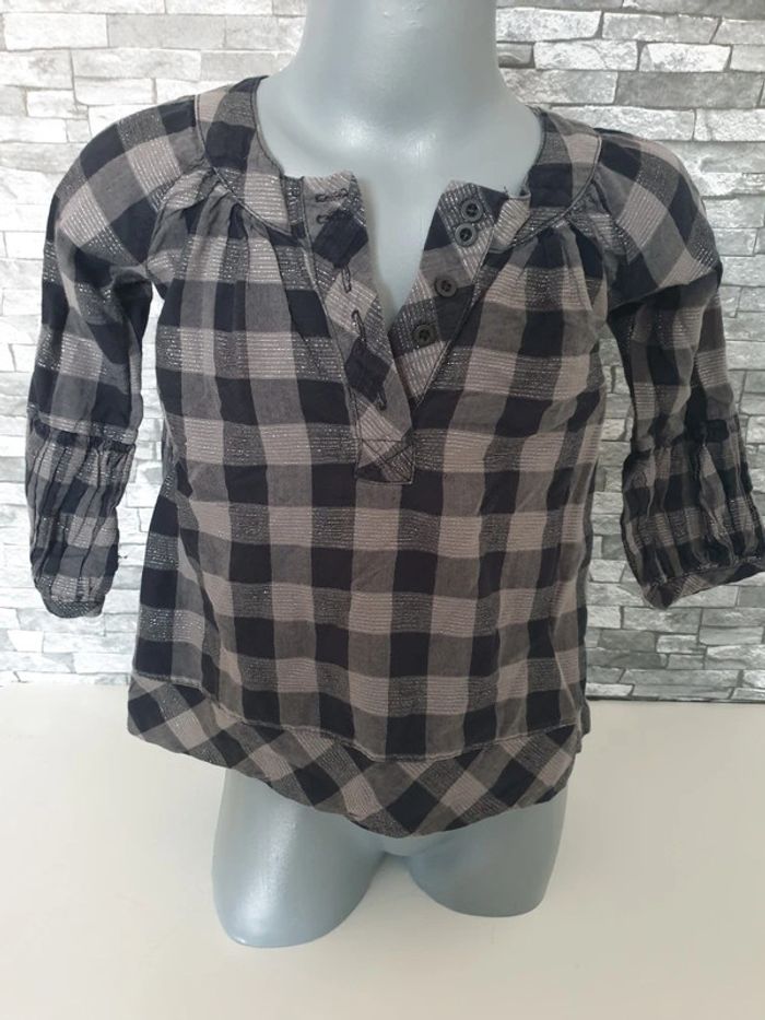 Chemisier à carreaux Taille 6 ans