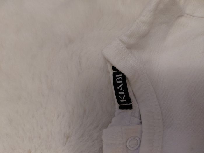 Pyjama blanc léger Kiabi 1 mois - photo numéro 3