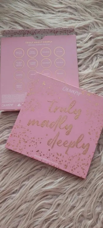 Palette truly madly deeply colourpop