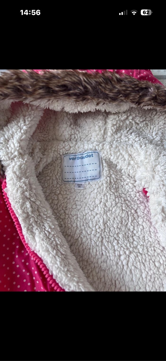 Combinaison épaisse fille 3 mois - photo numéro 2