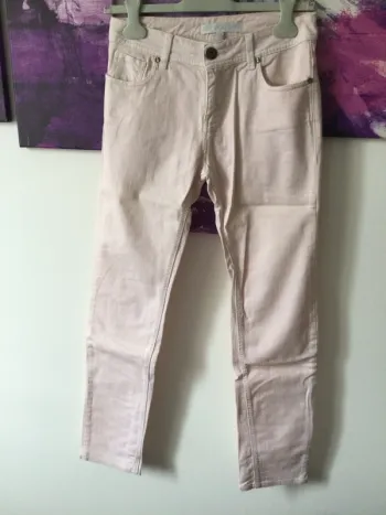 Jean rose poudré clair T38