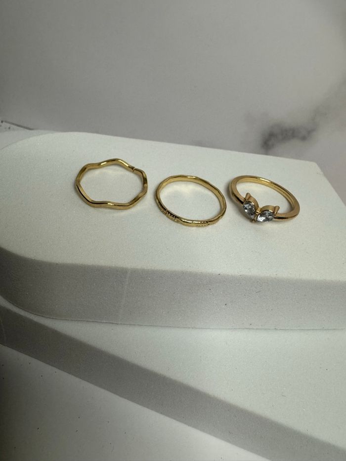 Lot 3 bagues - photo numéro 2