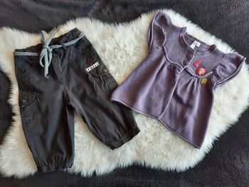 Ensemble Pantacourt + gilet Lisa Rose 4 ans