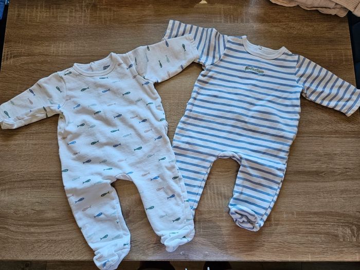 Lot de 2 pyjamas Bout'chou 6mois