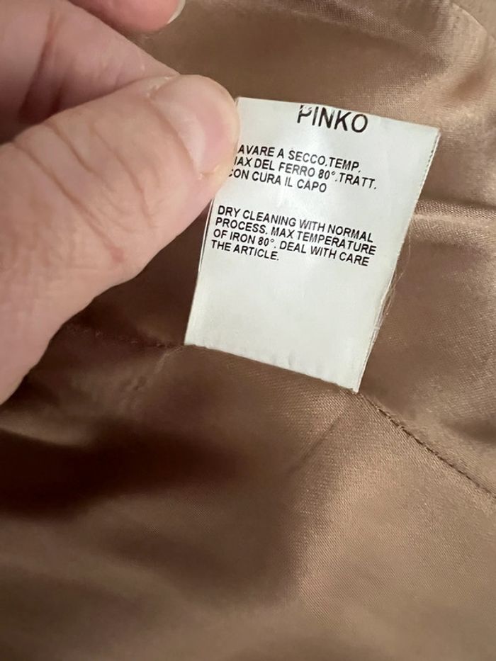 Trench en laine vierge et cachemire Pinko - photo numéro 8