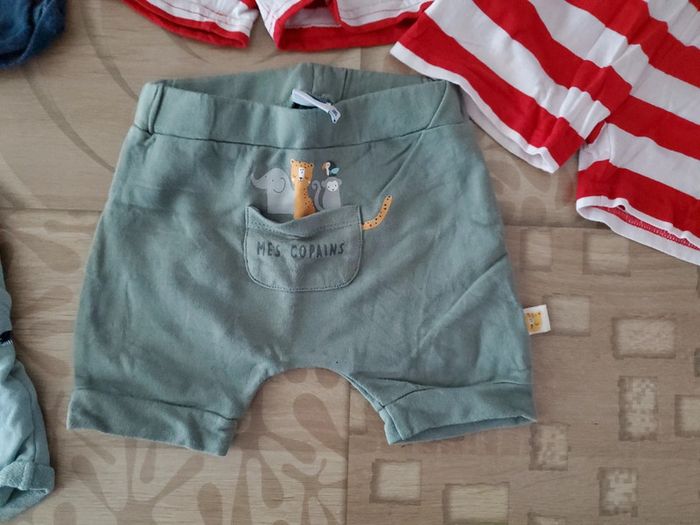 Lot 5 shorts 9 mois 74 cm - photo numéro 4