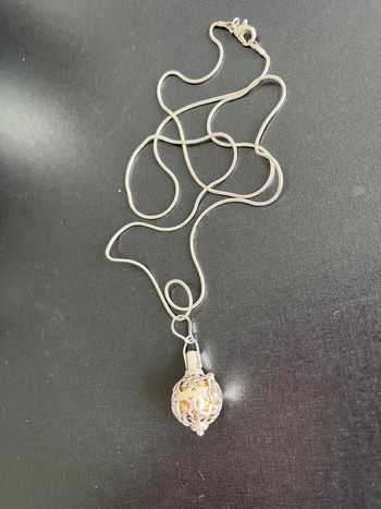 Bola argent 925 quartz rose