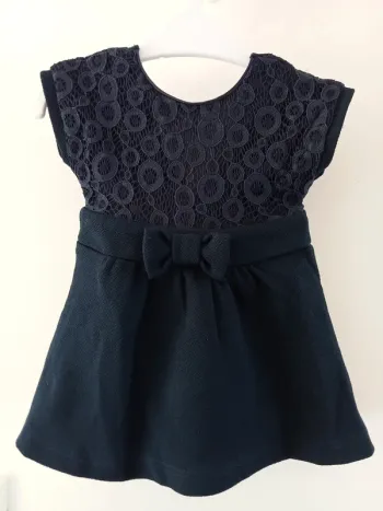 Robe bleu marine 3 mois