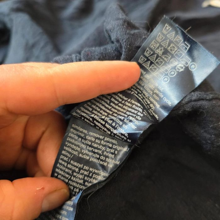 Pull Col v bleu marine pima coton  tommy hilfiger - photo numéro 8