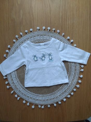 Tee shirt mixte Obaibi 1 mois