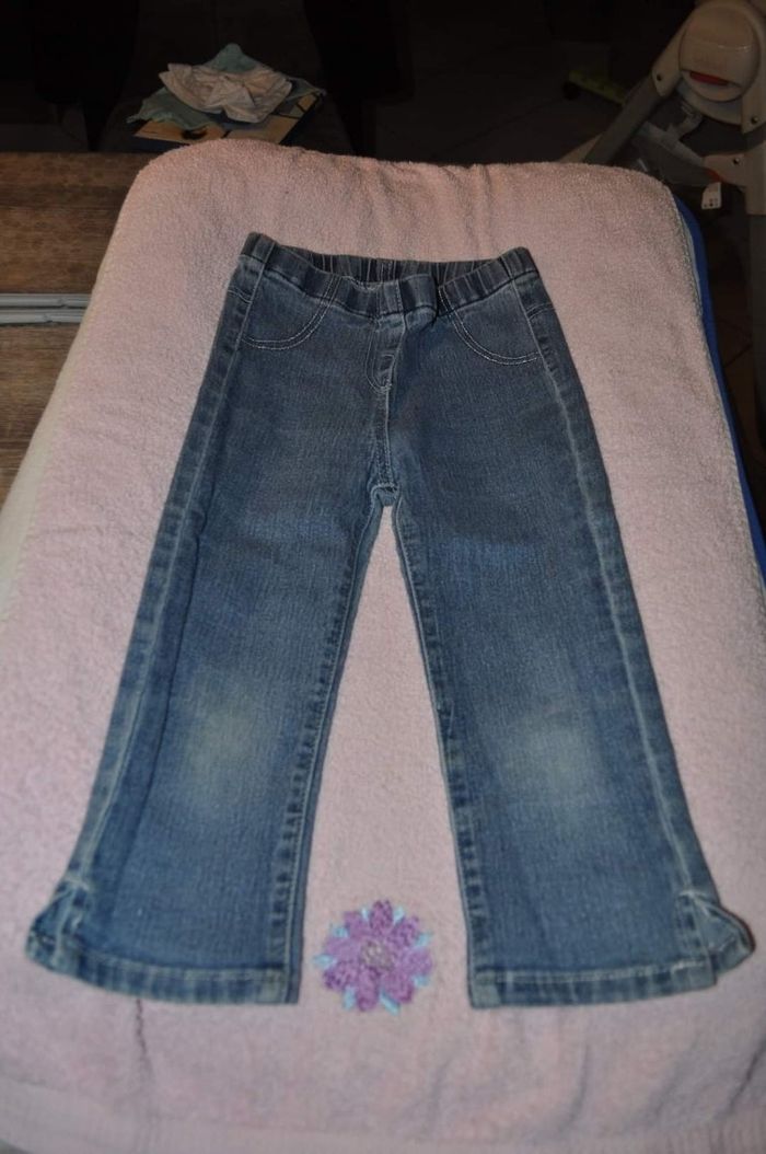 Pantacourt Jean 6/7 ans fille