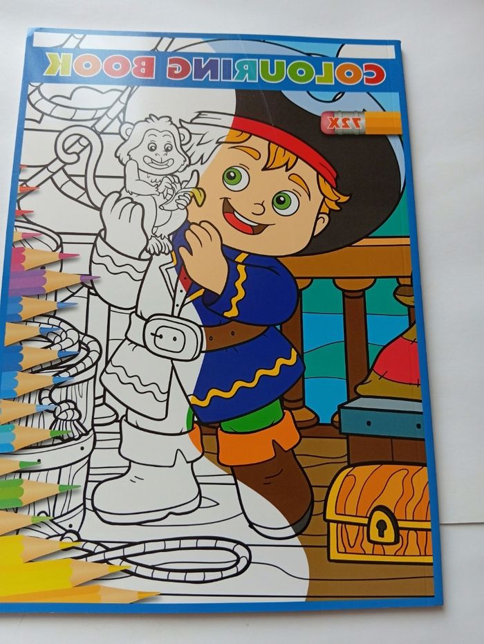 Livre de coloriage x72 pages neuf - photo numéro 1