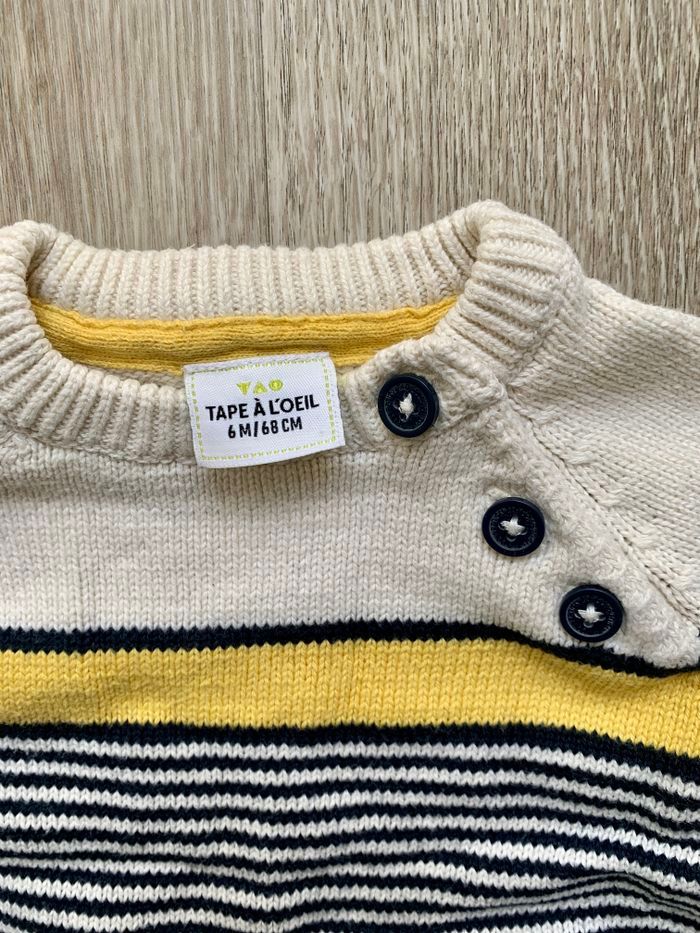Pull mi saison /hiver Tape à l’œil 6 mois - photo numéro 3