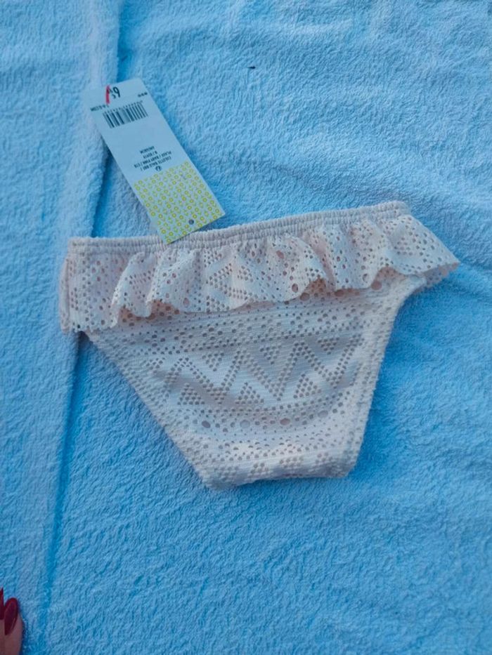 Culotte de maillot de bain bébé fille 6 mois - photo numéro 2