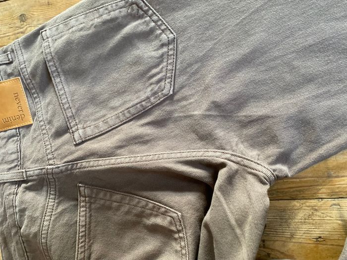 Jeans marron denim pattes d'éph W24 L32 Carlings - photo numéro 8