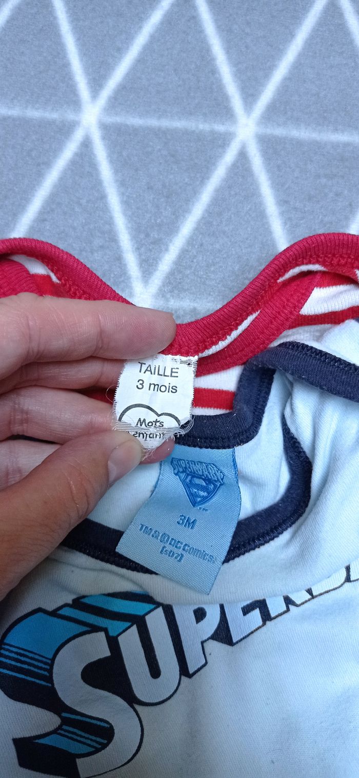 🦁Lot 6 bodies manches longues, 3 mois - photo numéro 8