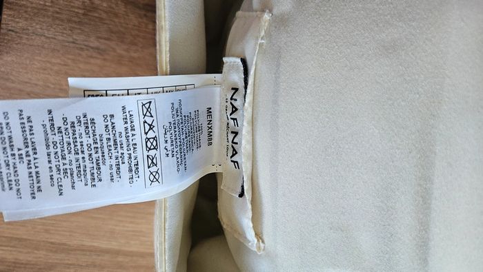 Petit sac à bandoulière croco blanc et doré, Naf Naf - photo numéro 3