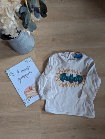 T-shirt manches longues Batman 9 mois