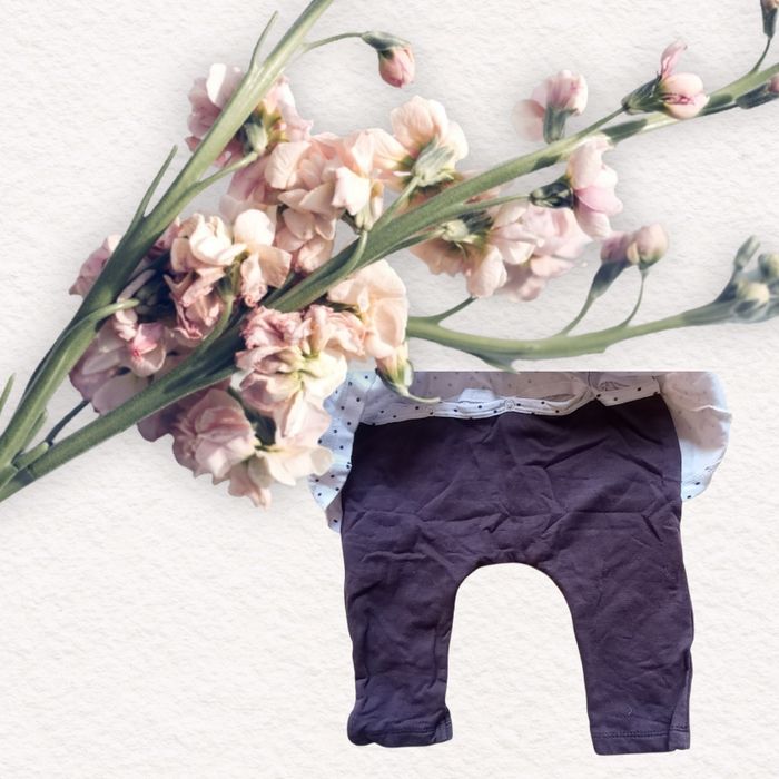 Ensemble robe/tunique/legging bébé fille taille 6 mois - photo numéro 3