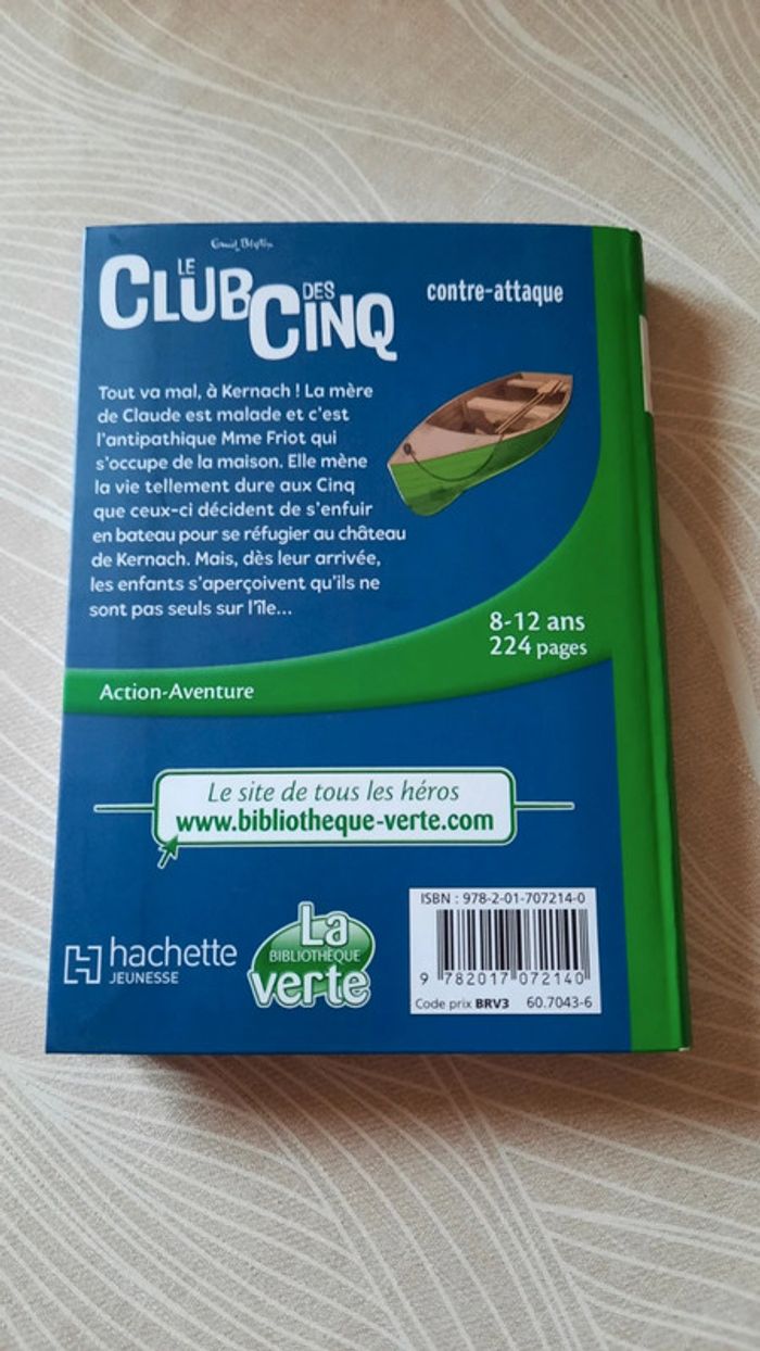 Livre - Le club des cinq contre attaque - photo numéro 2