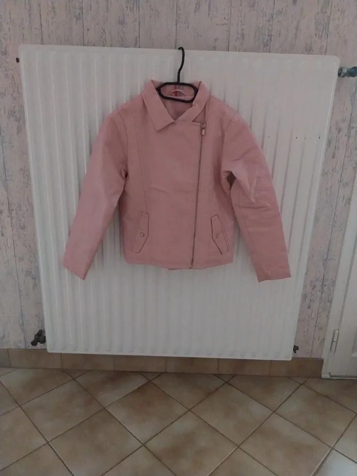 Veste en simili cuir 10 ans