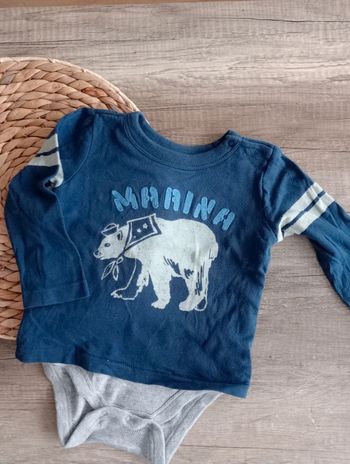 Tee shirt bodys manches longues