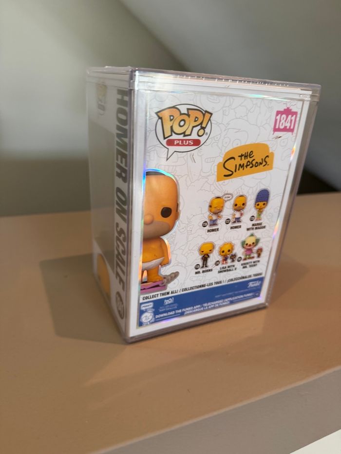 Funko Pop plus! The simpsons Funko Homer on scale #1841
