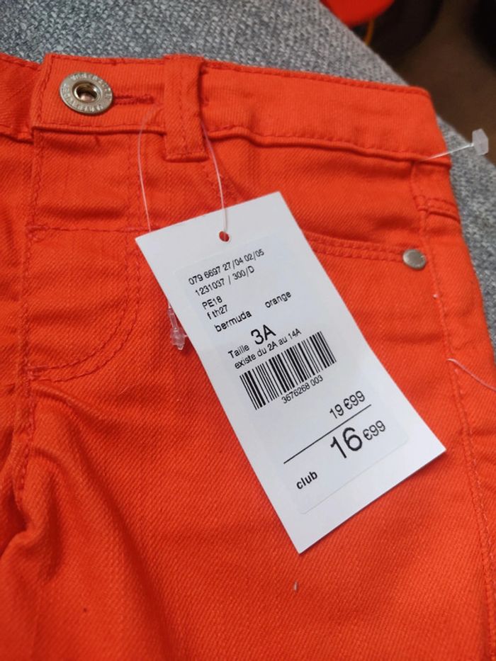 Lot 2 shorts neufs taille 3 ans - photo numéro 4
