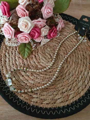 🌿Parure boucle d'oreille et collier🌿