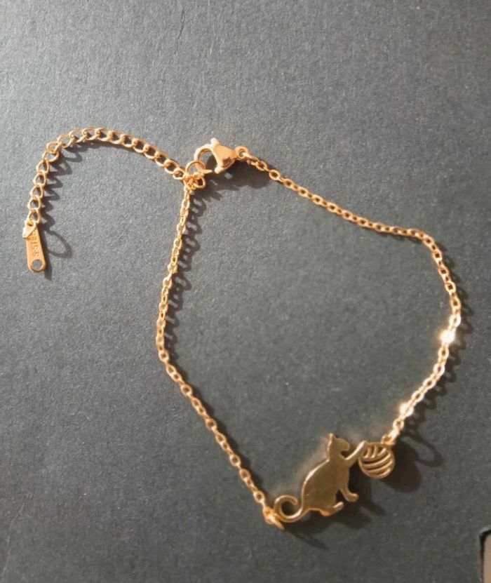 Bracelet chat fantaisie