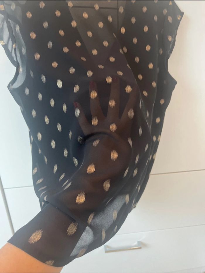 Blouse noir et doré Stand Privé - photo numéro 3
